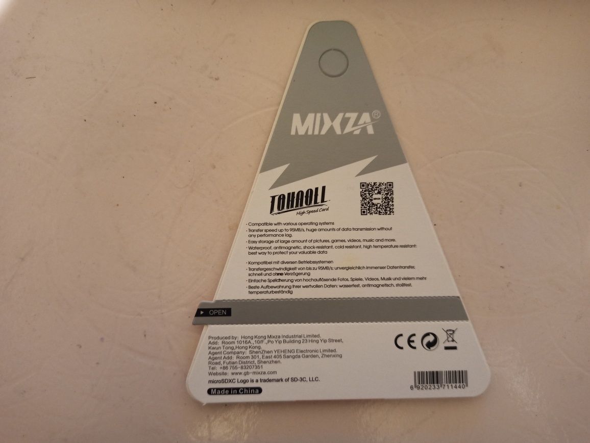 Карта пам'яті mixza micro sd 32 gb
