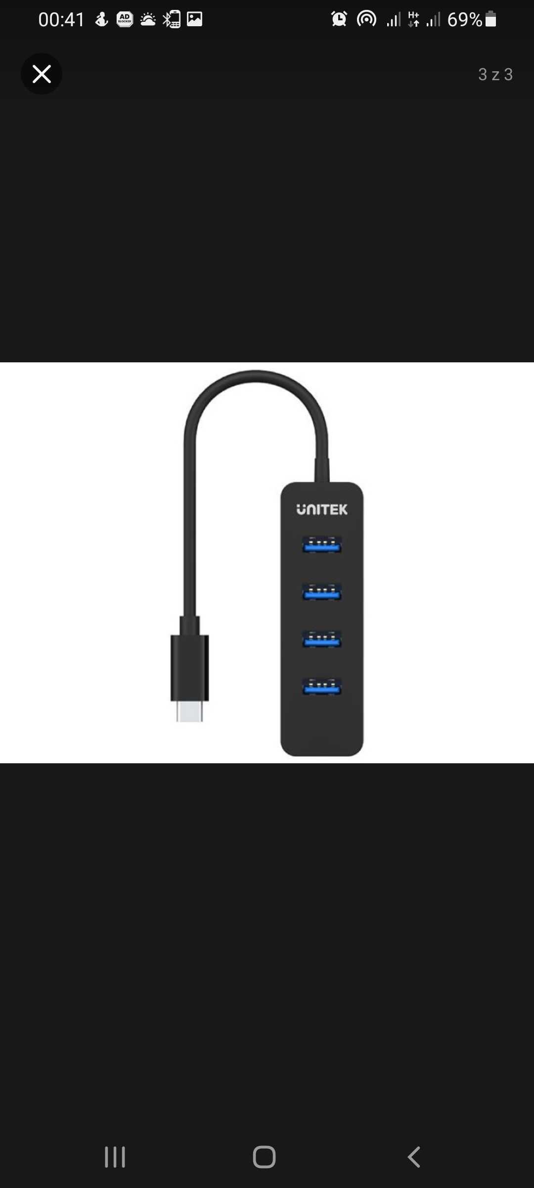 HUB Unitek USB-C (4x USB 3.1)