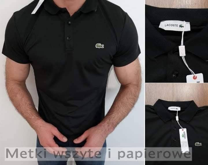 Lacoste koszulki męskie polo M L XL XXL logo szyte