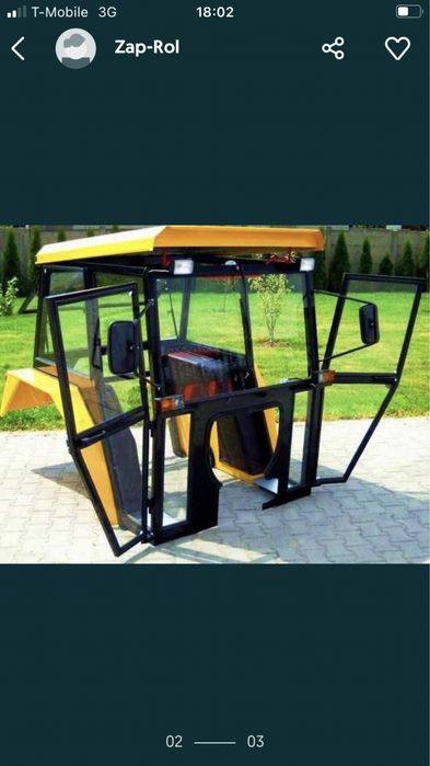 Kabina Ciągnikowa Nowa T25 rusek C360 C330