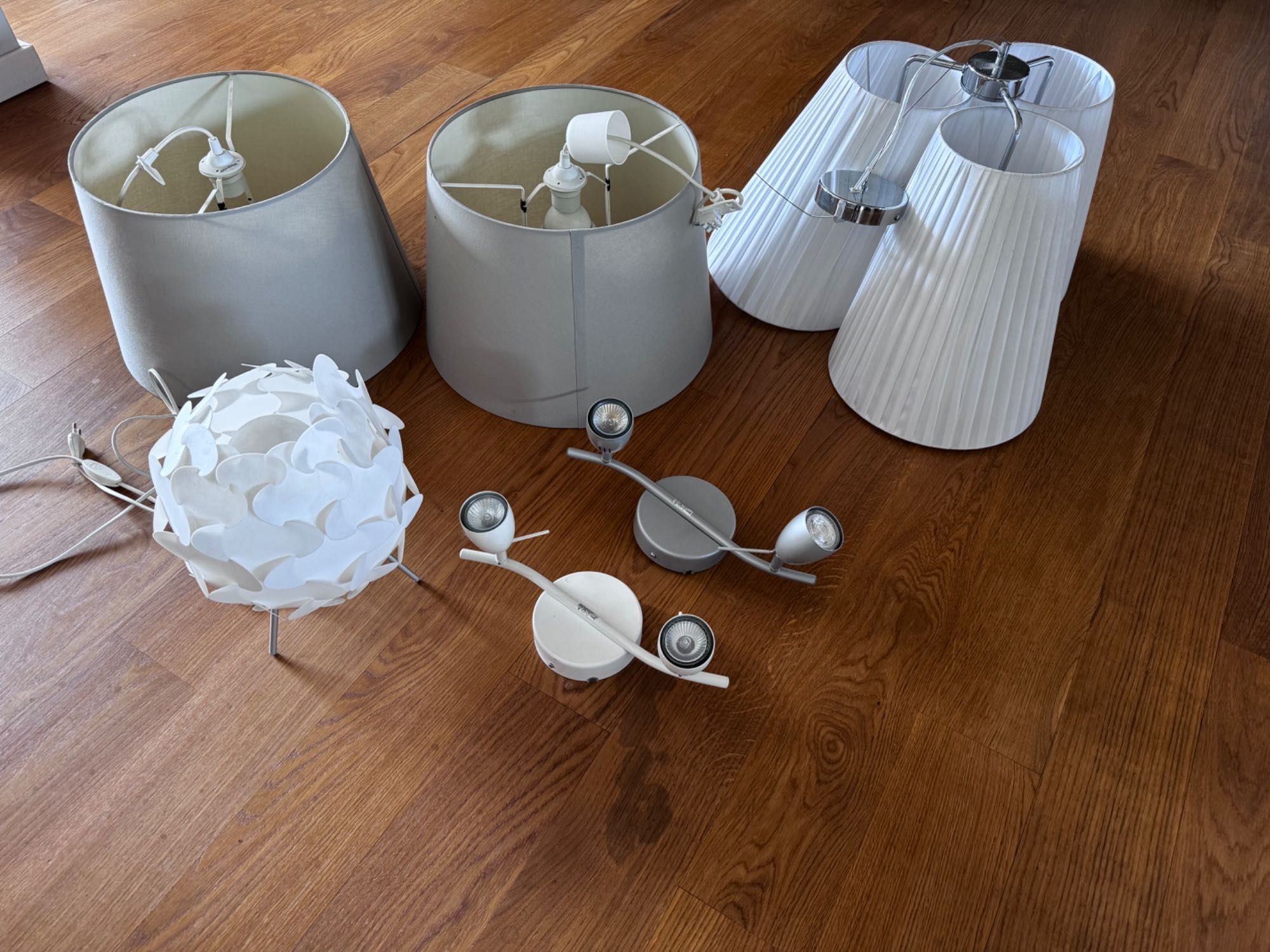 Komplet lamp IKEA, stan bardzo dobry