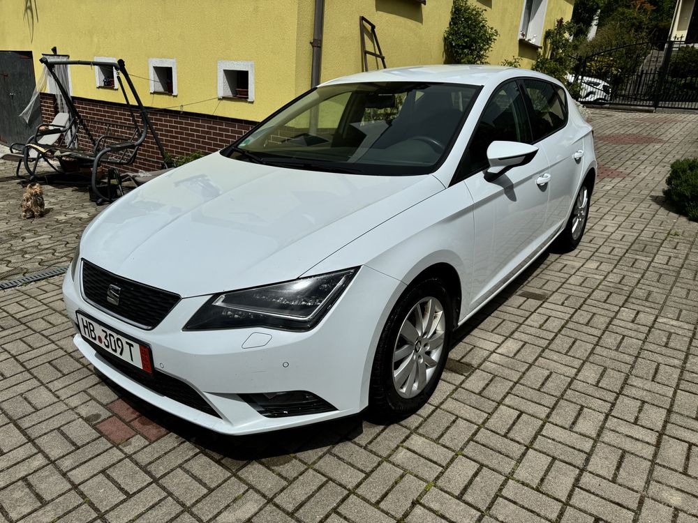 Seat leon 1.4turbo full led 2103r biala perła