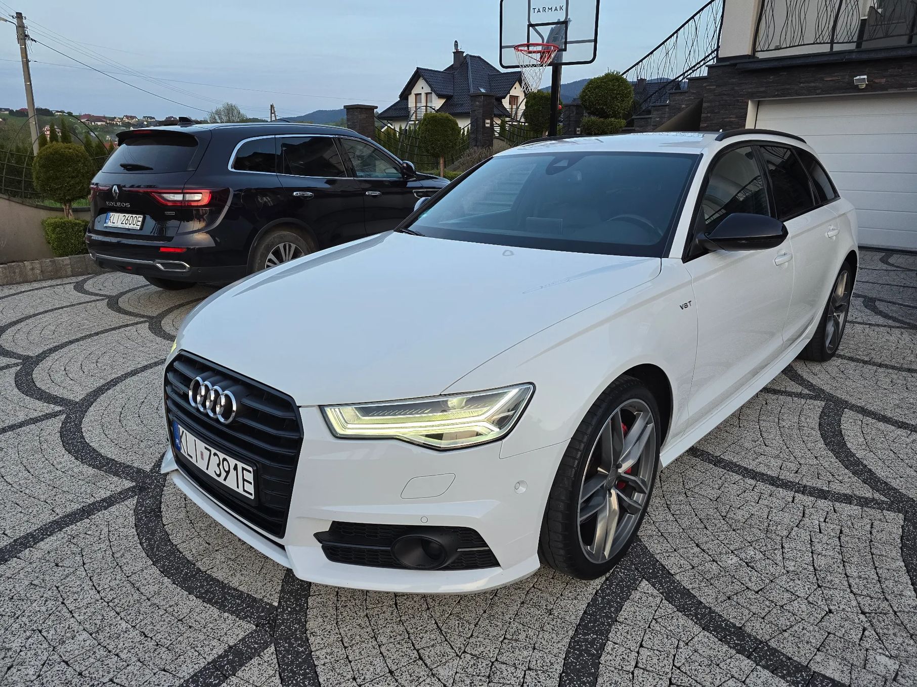 Audi A6 326 Moc COMPETITION, S-LINE, Serwis Aso Audi, Biała PERŁA