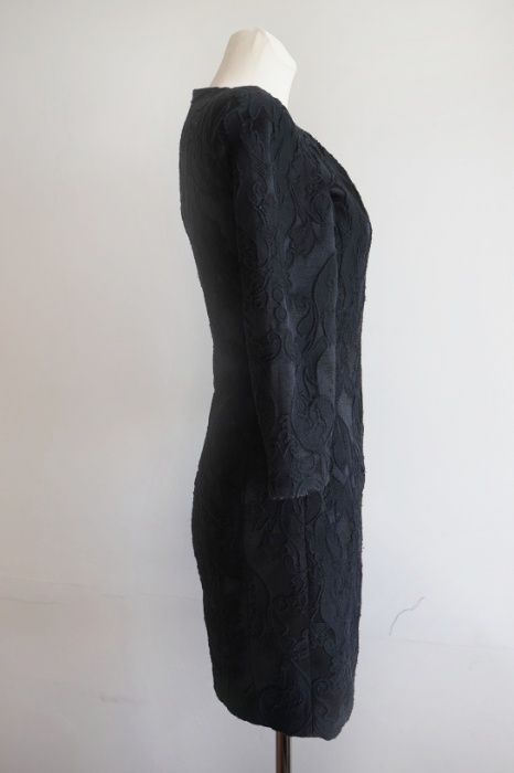 Elegancka mała czarna sukienka Mango suit XS bawełna