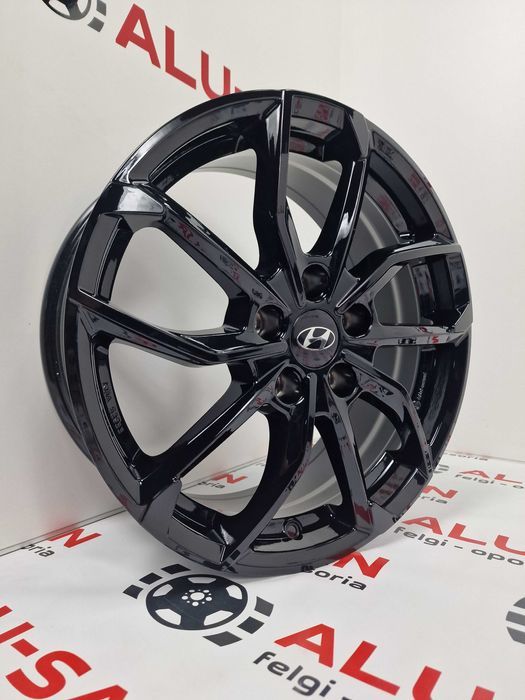 NOWE alufelgi HYUNDAI 17" 5x114,3 Elantra I30 I40 Tucson -Czarny