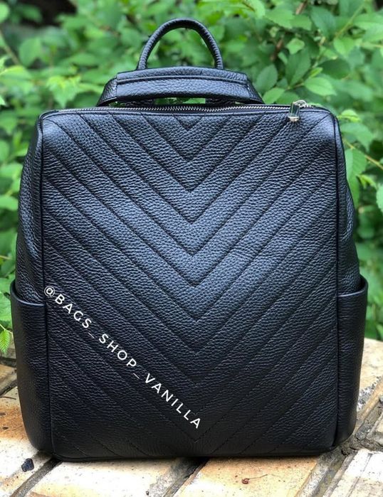 Рюкзак сумка шкіряна