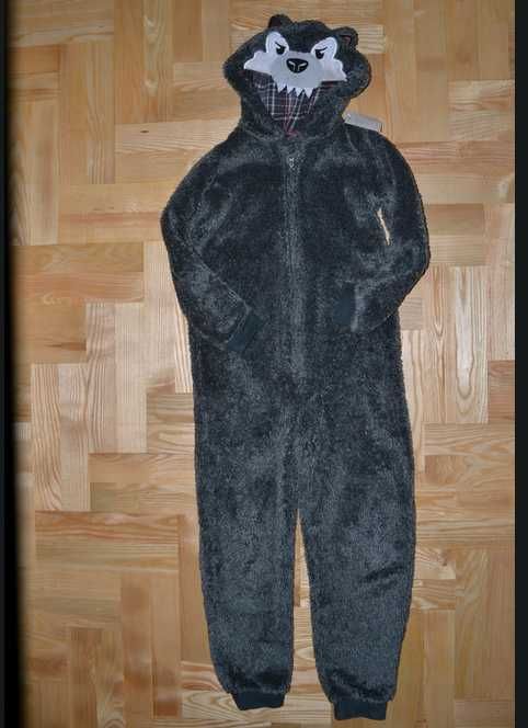 133 # Wilk wilkołak strój piżama przebranie 9/10 Lat_140 cm