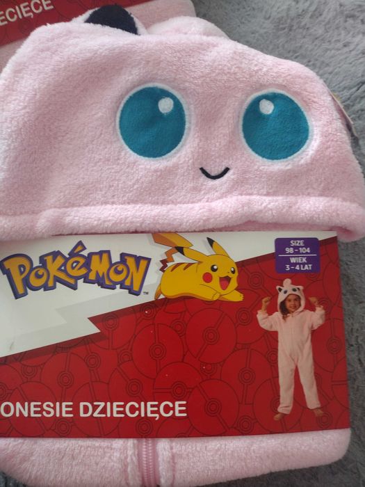 Jigglypuff Pokémon strój karnawałowy dla dziewczynki 98-104