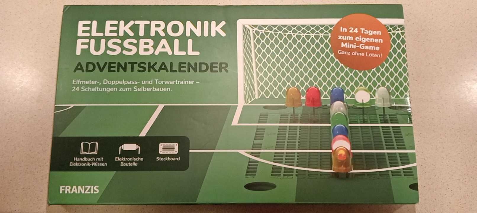 Elektroniczny kalendarz adwentowy DIY FRANZIS piłka nożna