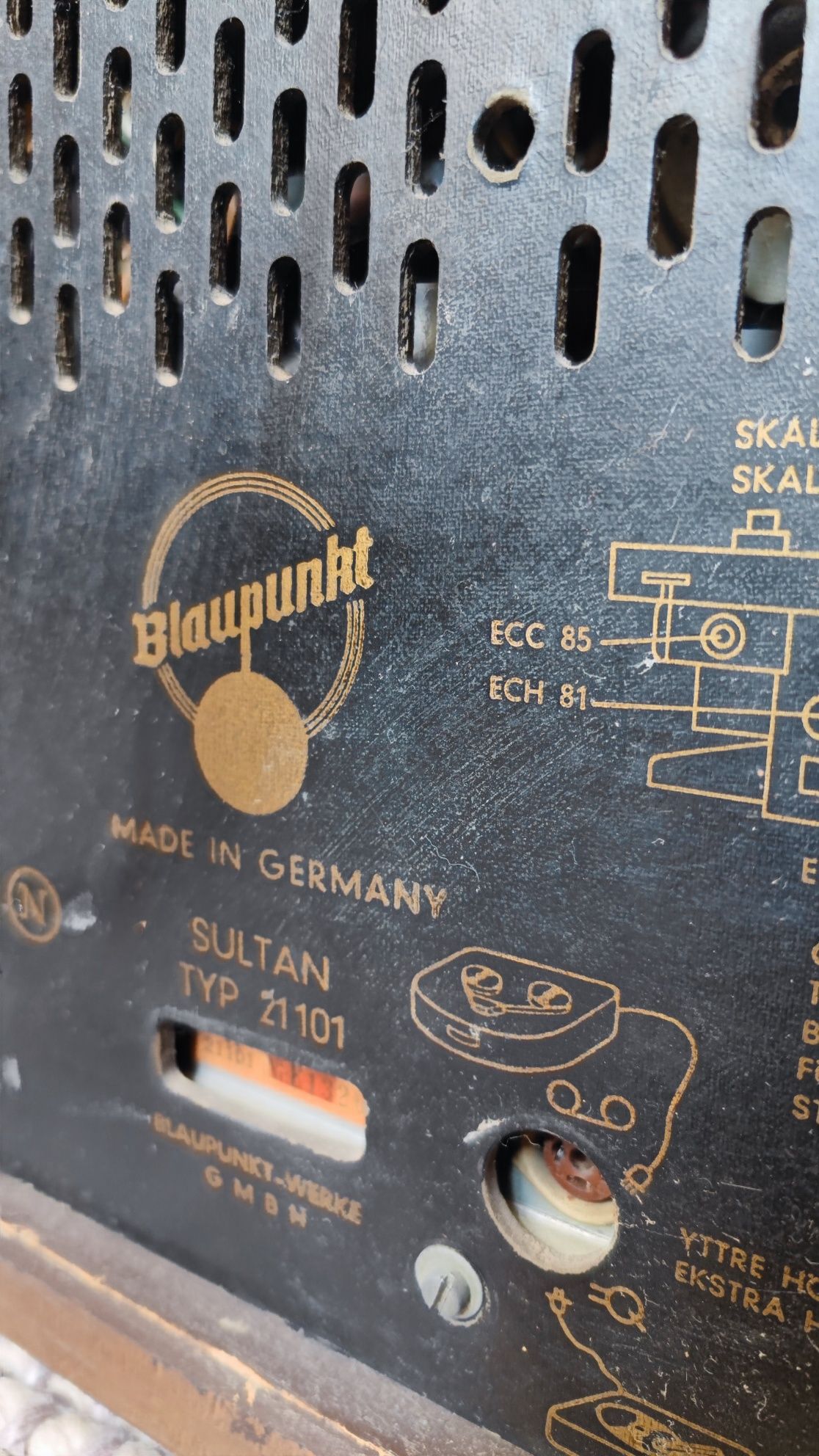 Radio lampowe kolekcjonerskie Blaupunkt