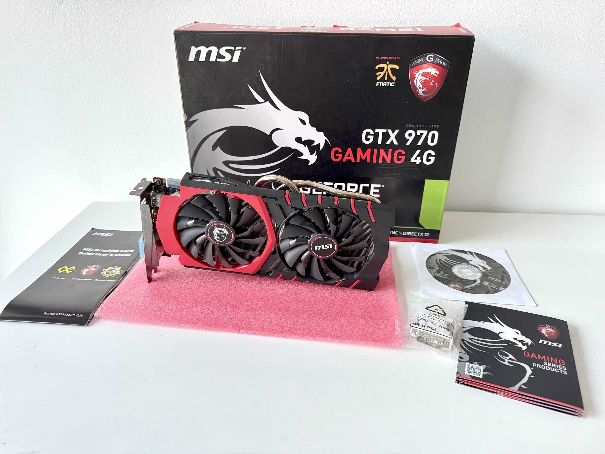 MSI GeForce GTX 970 GAMING 4G - NVIDIA 4096MB 256bit - stan idealny