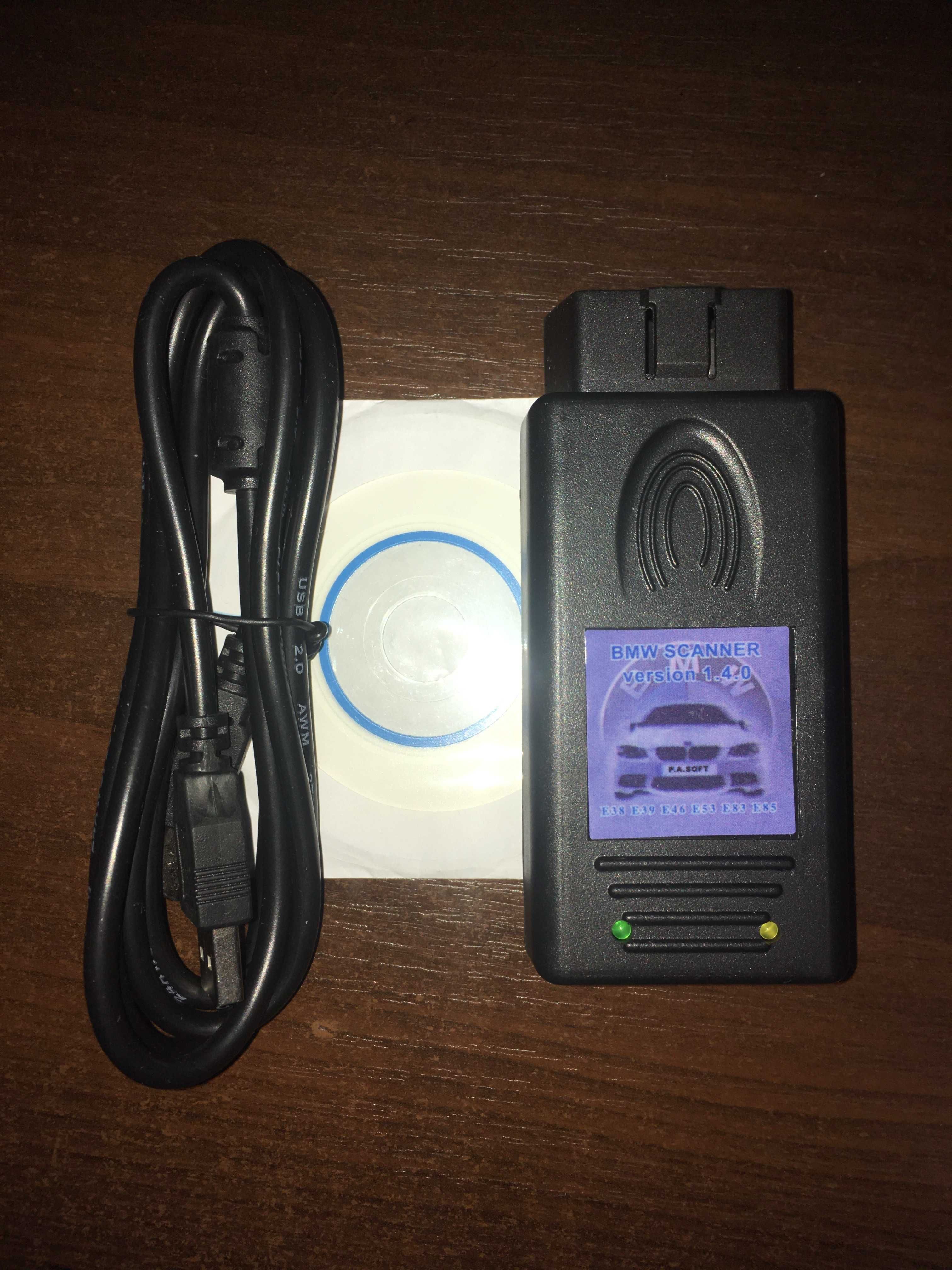 Диагностический сканер BMW Scanner 1.4.0 OBD2 для диагностики BMW