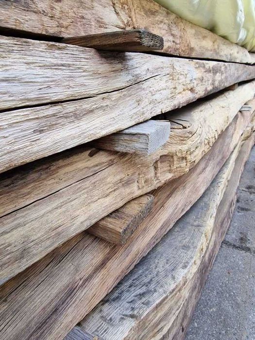 Dębowe belki deski stare