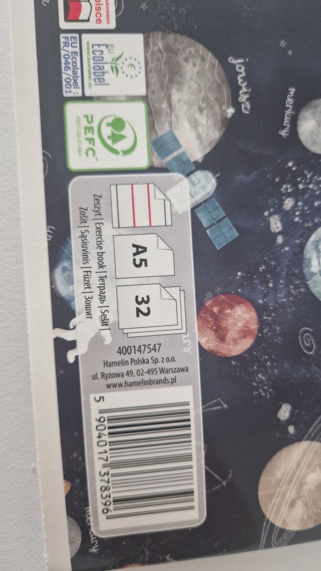 Zestaw 5 zeszytów A5 32 kartki