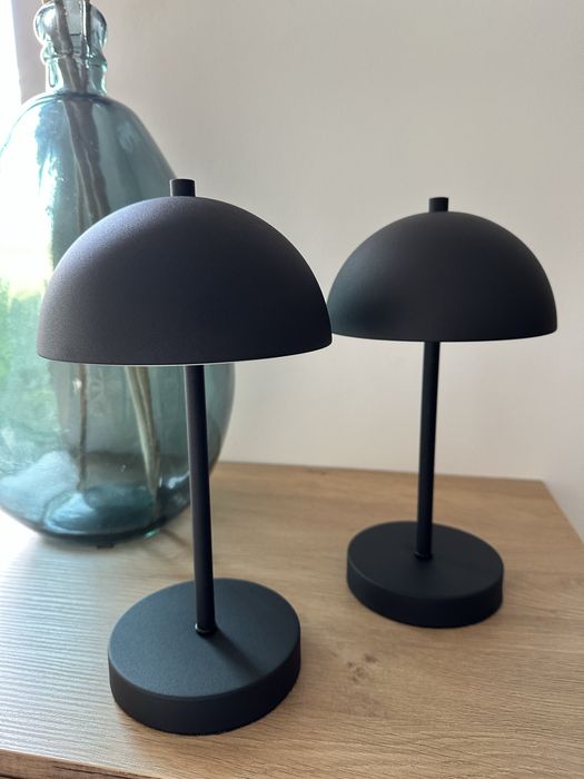 Dwie lampki grzybki bezprzewodowe LED