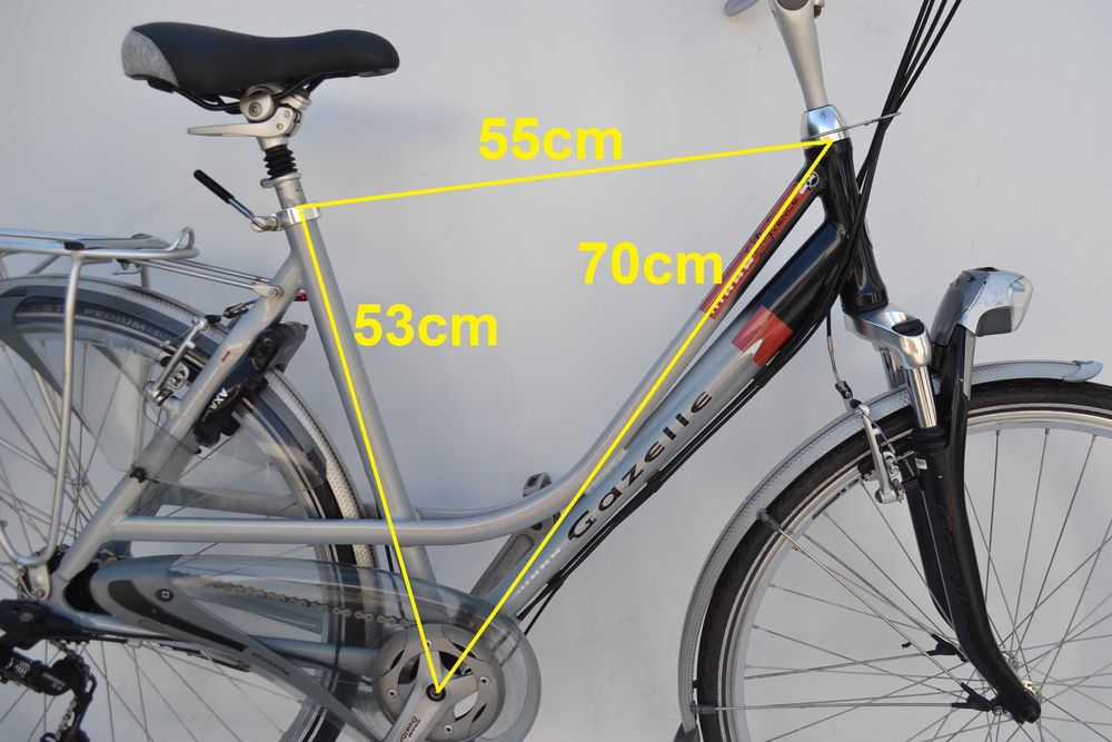 Lekki rower alu holenderski trekking * Gazelle Provence * koła 28 53cm
