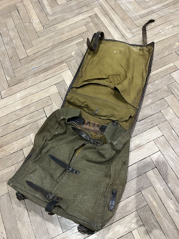 Niemiecki plecak wojskowy sierściuch 2 wojna światowa
