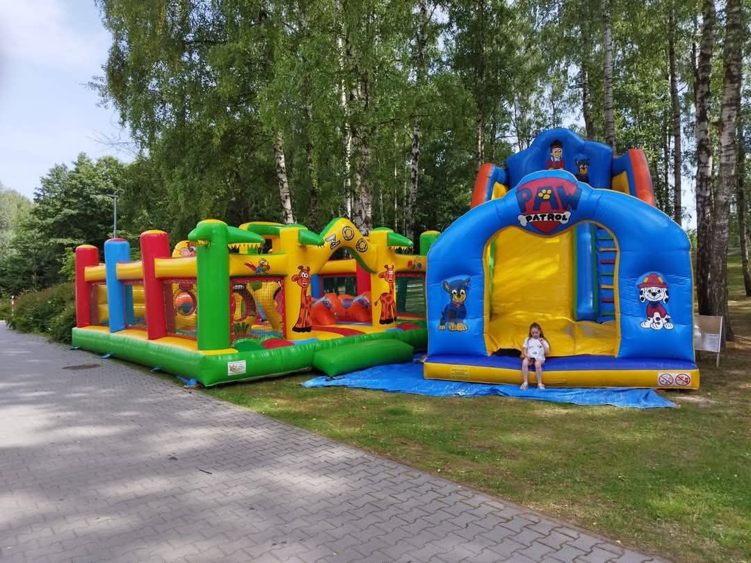 Dmuchańce , zjeżdżalnia dmuchana , tor przeszkód ,eurobungee byk rodeo