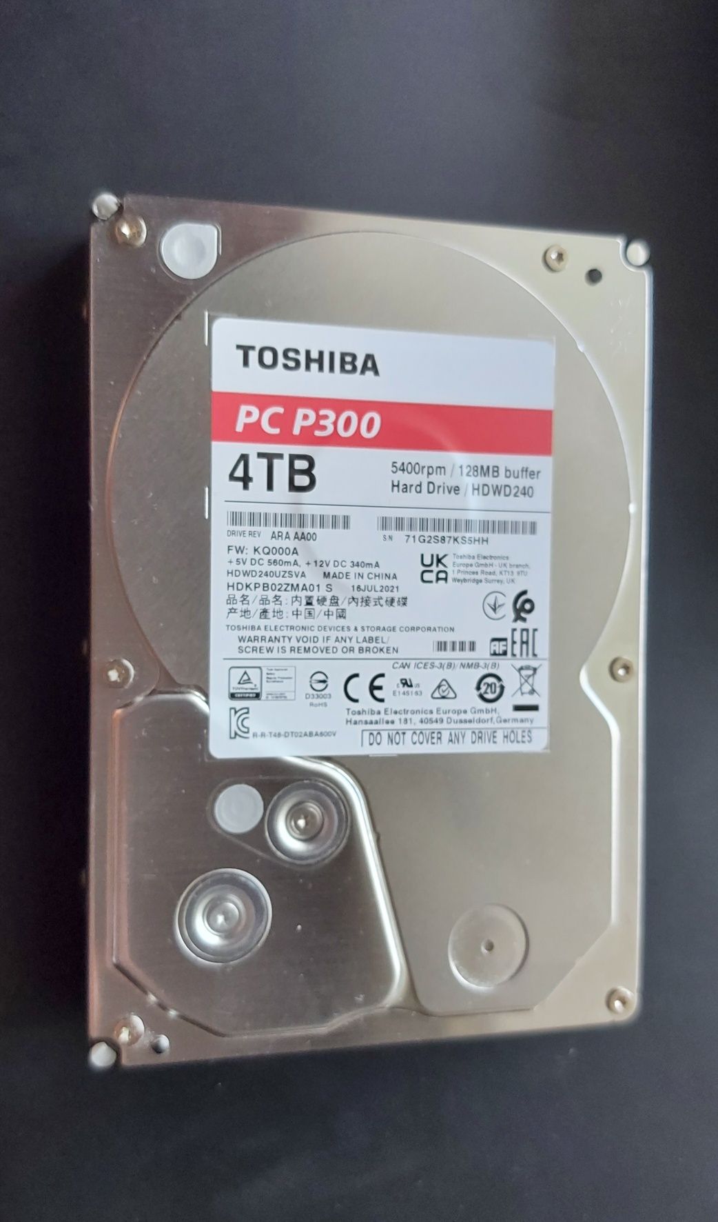 Жорсткий диск Toshiba PC P3000 4 TB