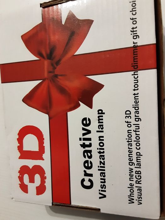 Акриловый 3D светильник.