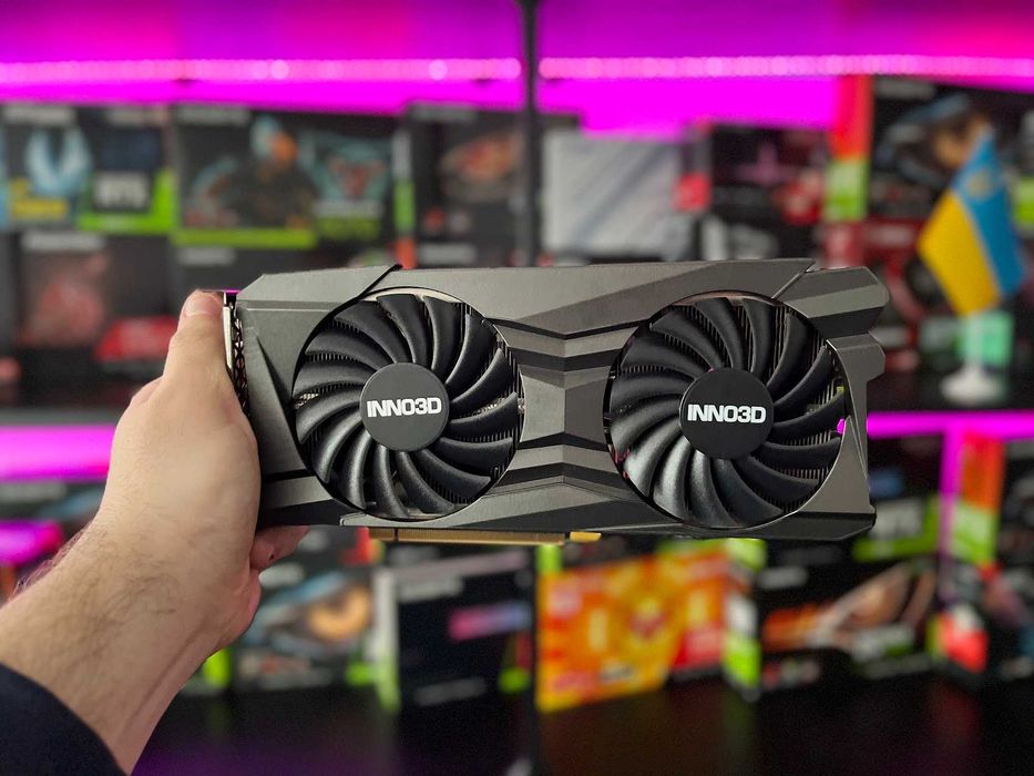 Гарантія! RTX 3060 TI 8GB Inno3D Twin X2 ігрова відеокарта ТехноБро