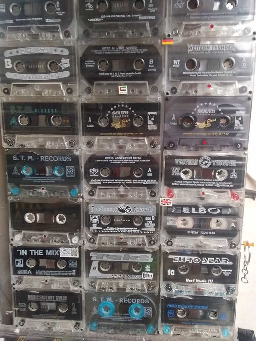 Коллекция audio кассет