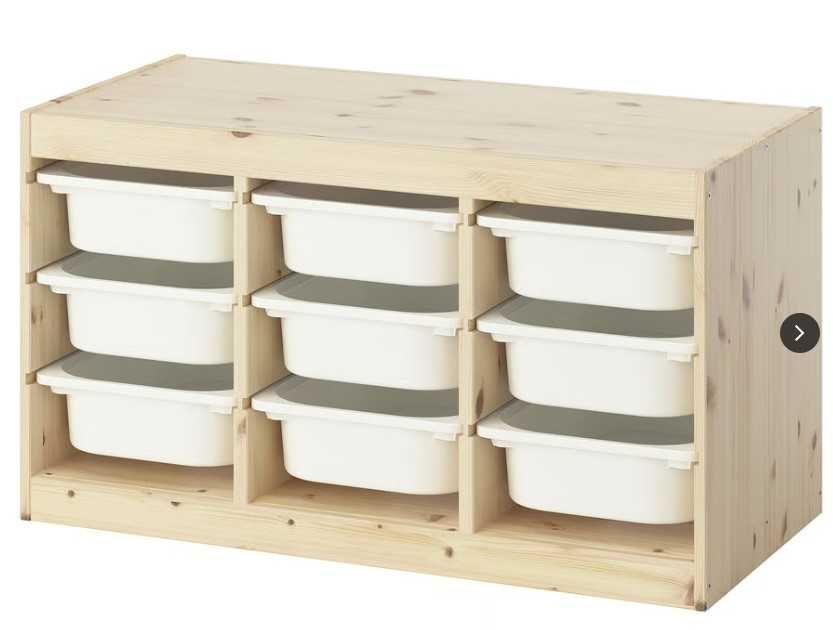 Ikea Trofast, drewniana + 6 pojemników