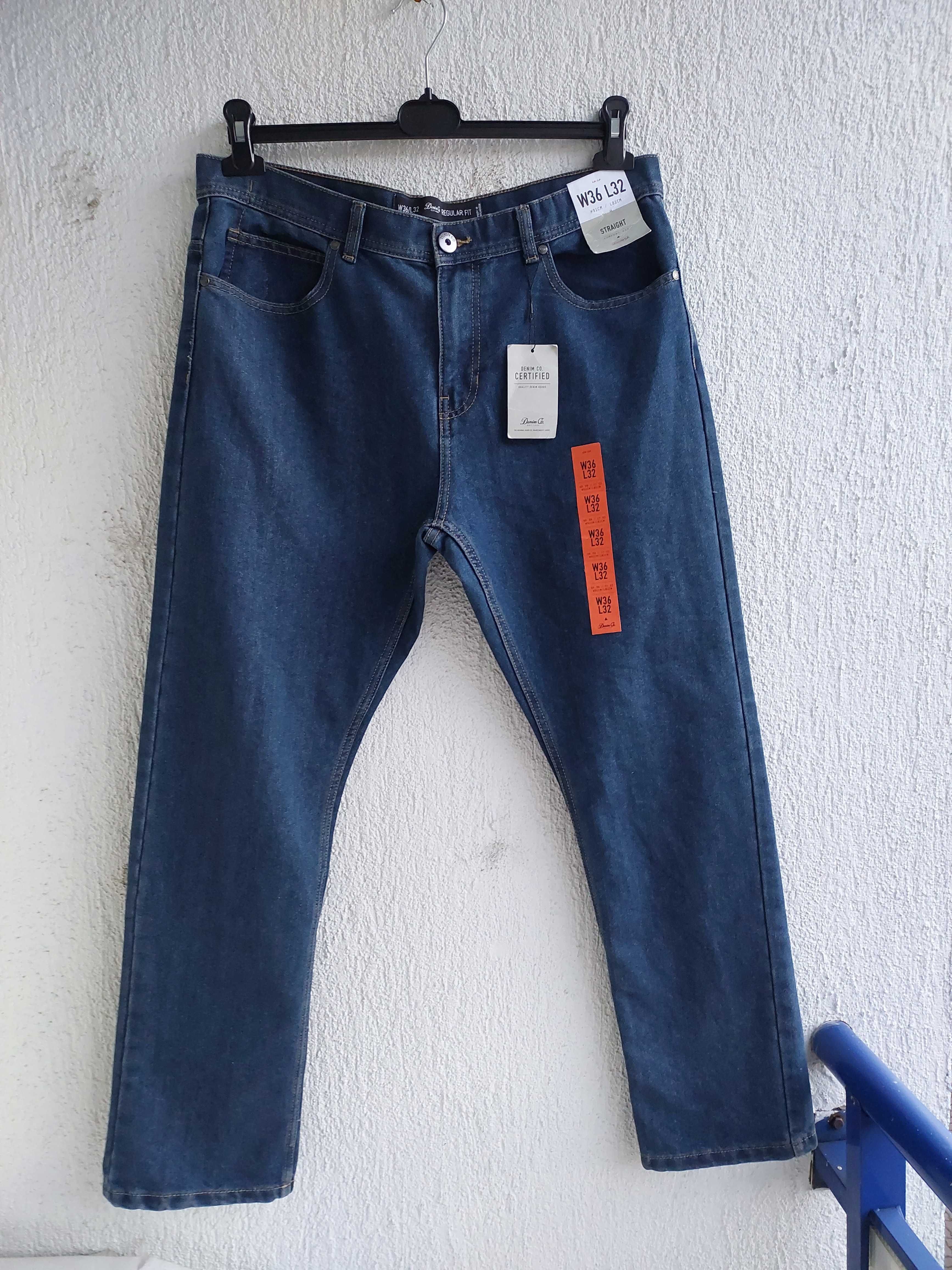 Nowe z metką jeansy męskie Denim Co Certified W36 L32