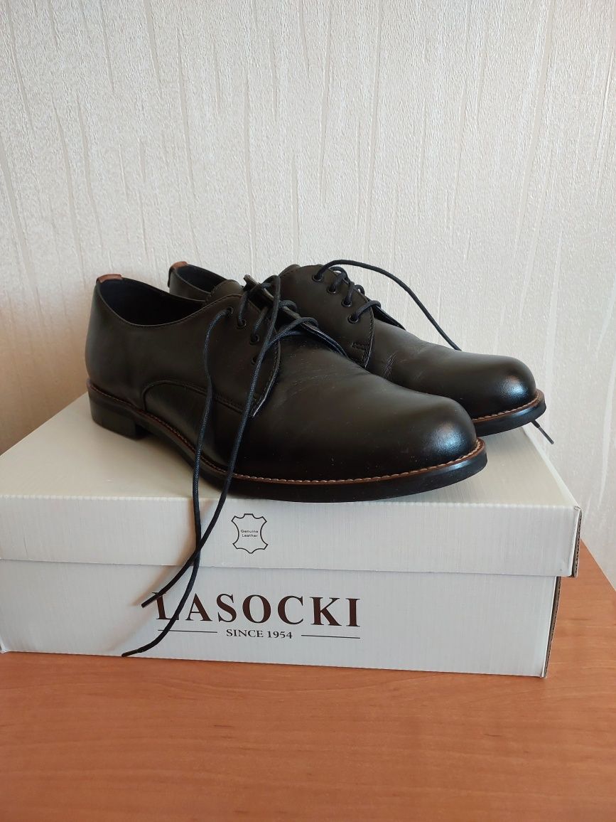 Жіноче взуття класичні туфлі чорні Lasocki розмір 38 женская обувь туф