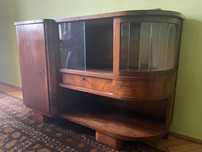 Komoda - barek, vintage retro, PRL, drewniana, Wrocław