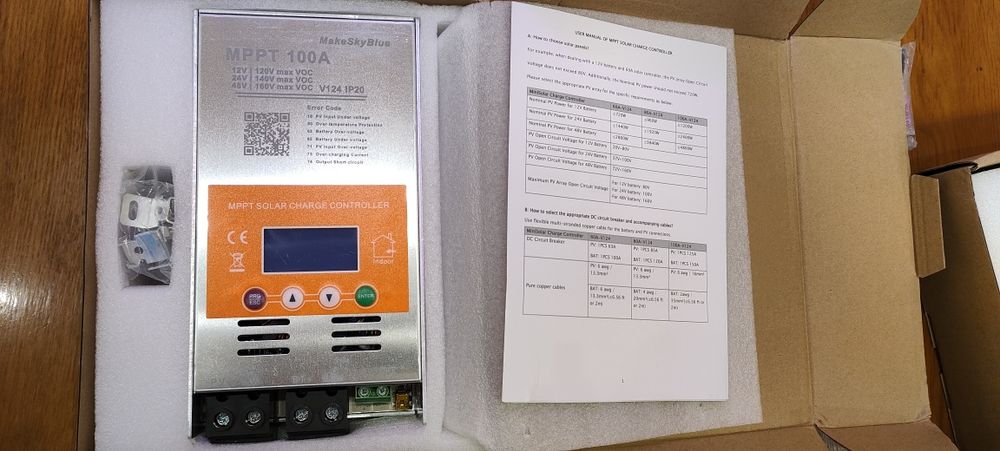 MPPT Make Sky Blue V124 100A. МППТ контроллер