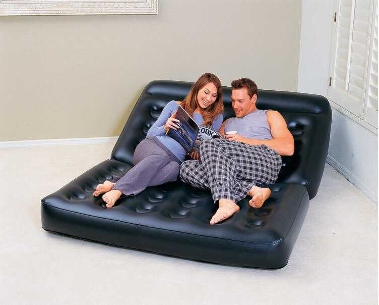 SOFA/MATERAC Dmuchany Rozkładany do Spania