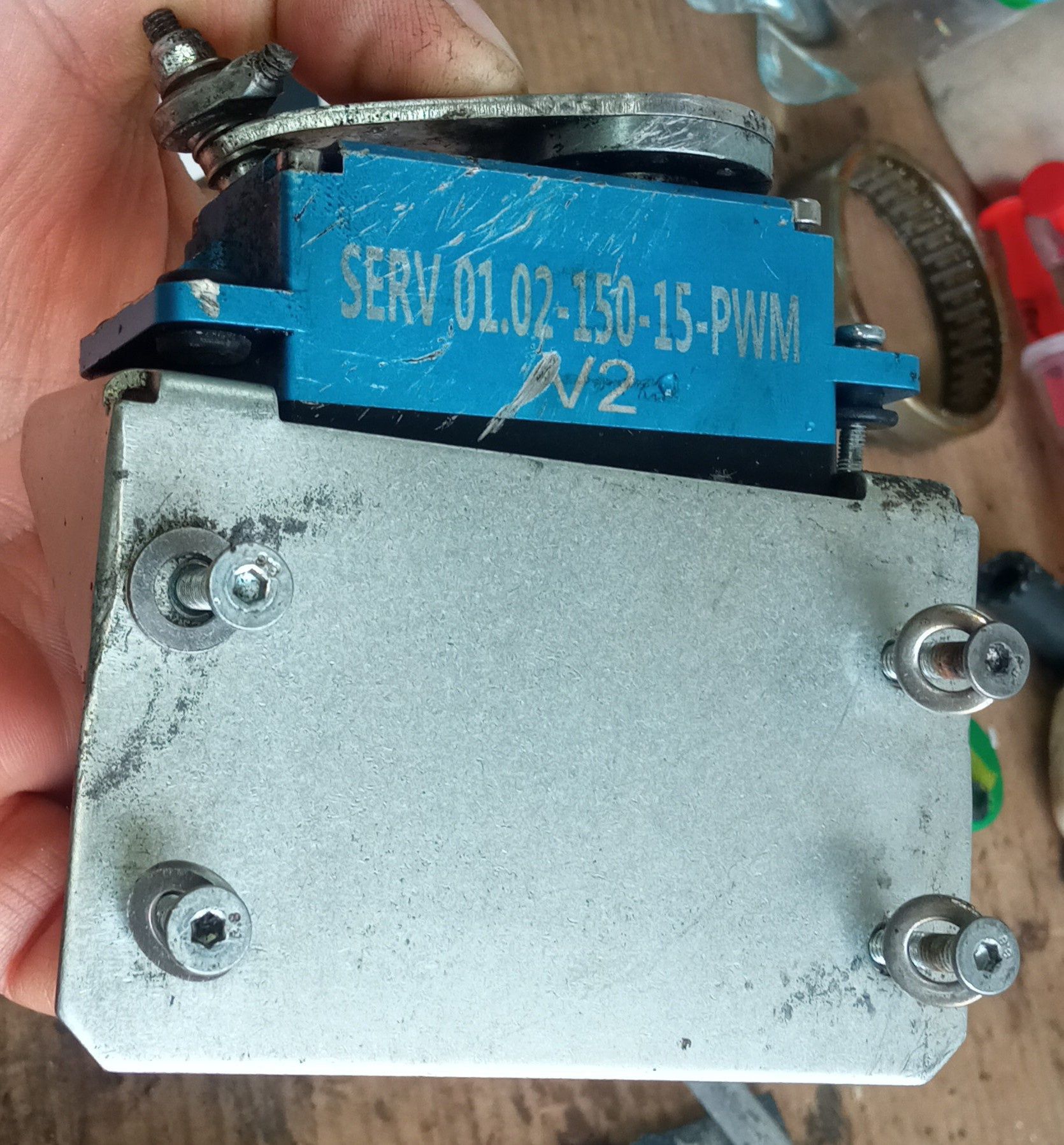 serv 01.02-150-15-pwm v2 сервопривод 15кг