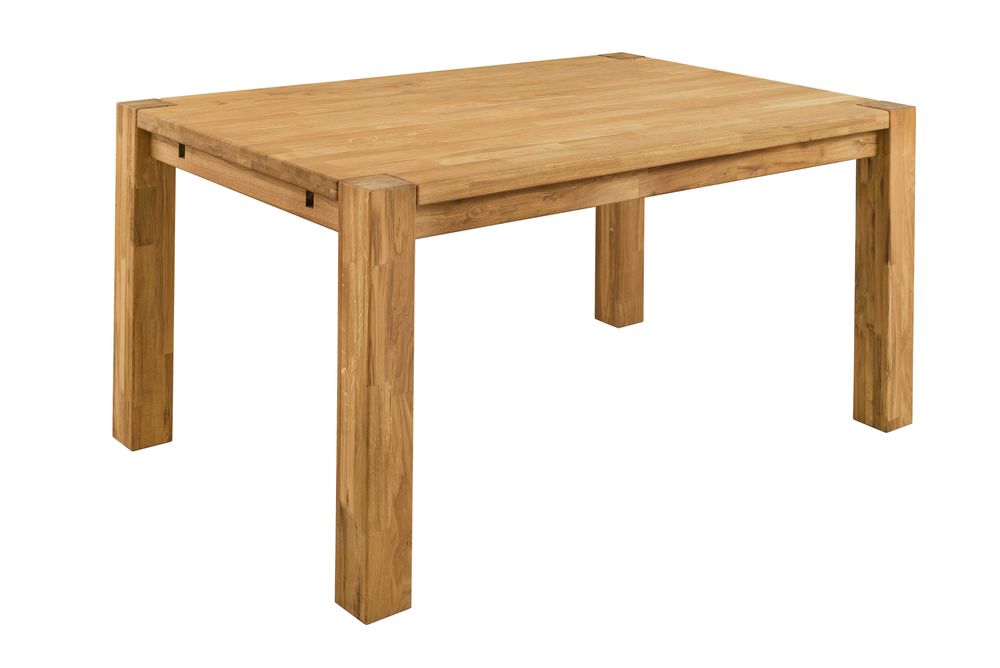 Stół prostokątny lity dębowy olejowany 140x90xh 75cm