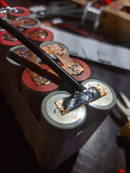 Акумулятори для fpv / 6S2P / на міді / з елементів  MOLICEL 21700