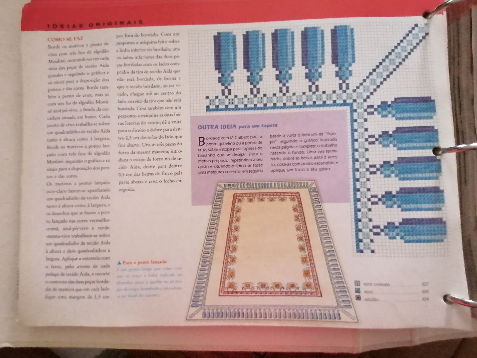 Livros de ideias para ponto cruz