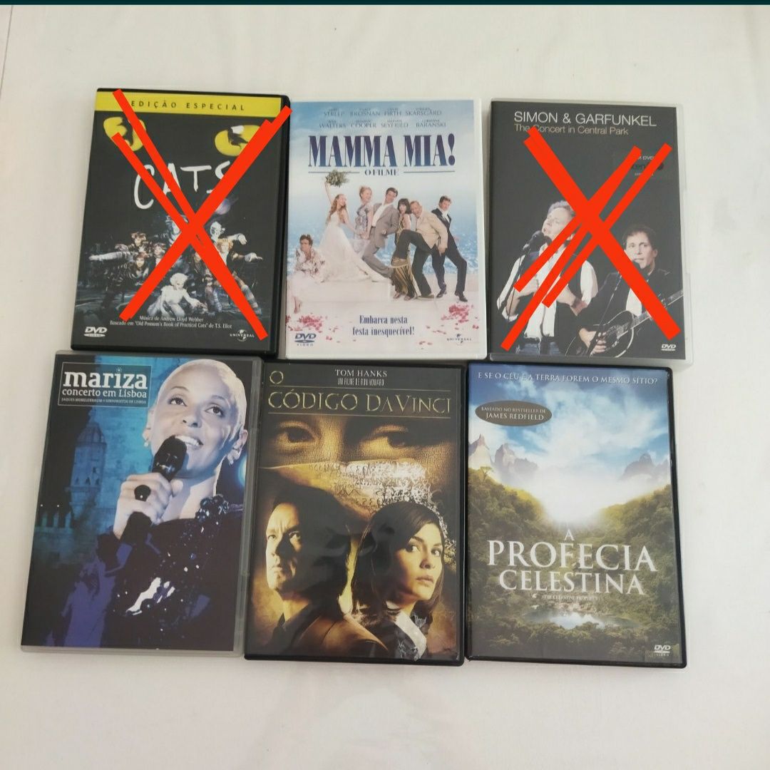 DVD música e filme