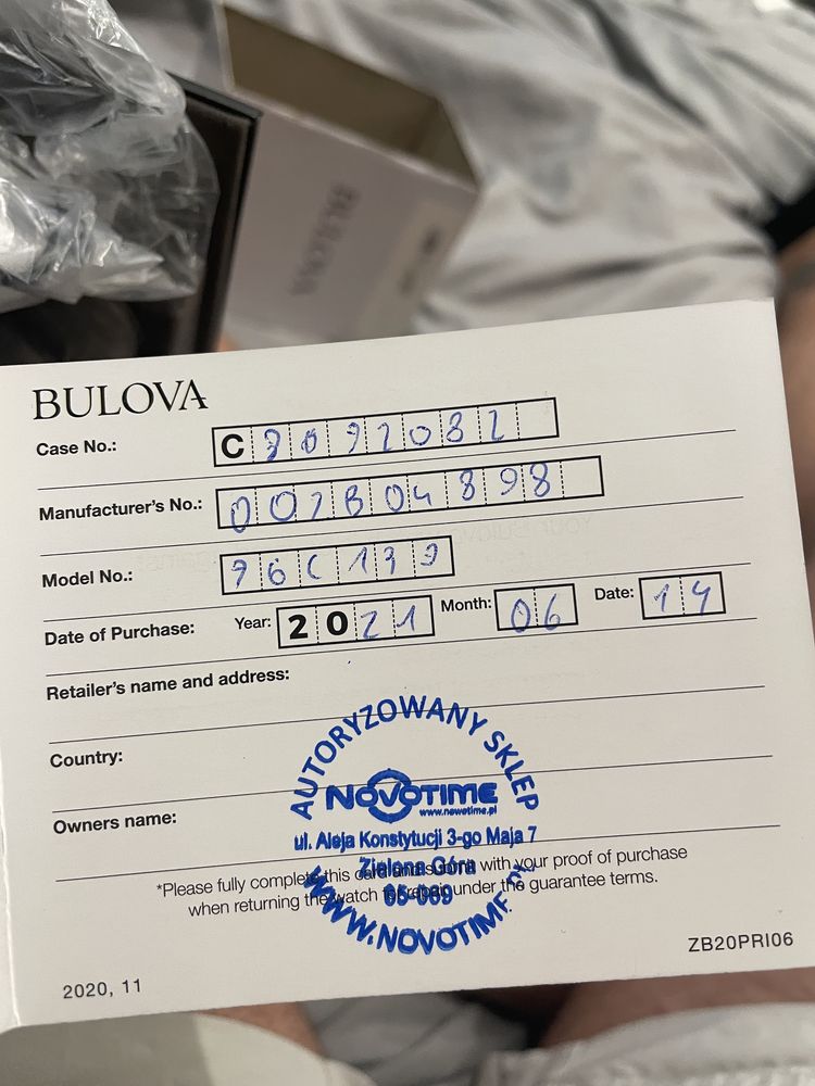 Bulova computron zegarek