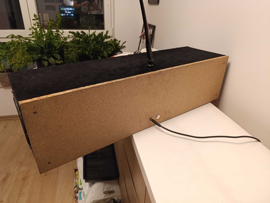 Skrzynia DIY, 4x50W radio BT+USB+jack+antena FM