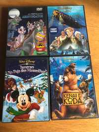 DVD Disney falados em português, 3,5 € com portes