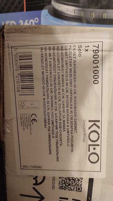 Szafka z umywalką 40cm nowa KOŁO