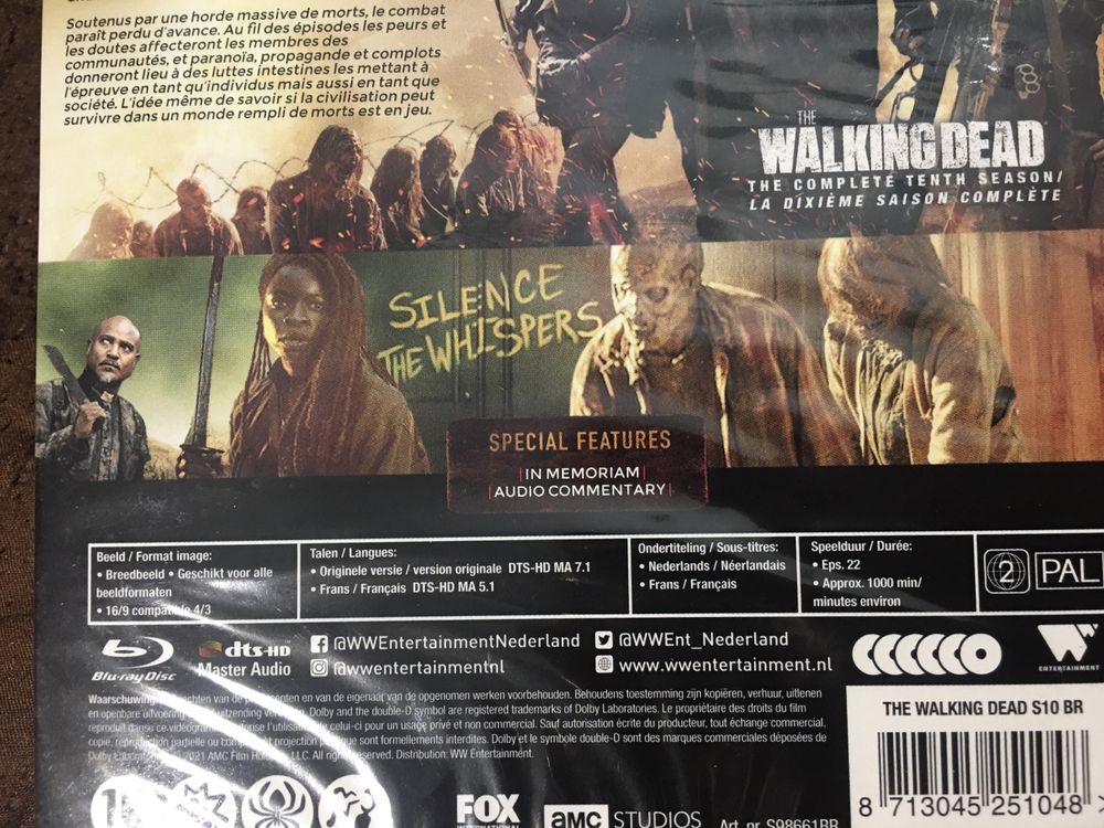 Walking dead temporada 10 Blu ray