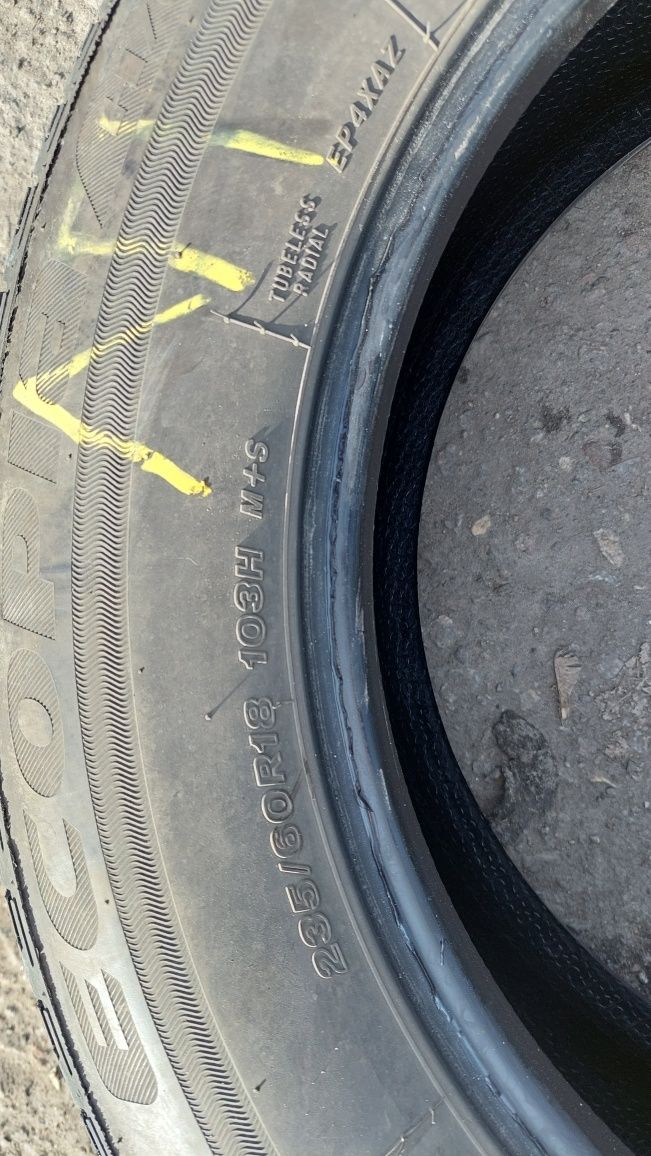 Літні шини 235/60/R18 Bridgestone Dueler H/L 422