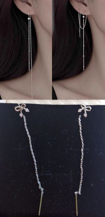 Продам срібні сережки