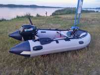 Ponton 320 cm z kilem aluminiowa podłoga