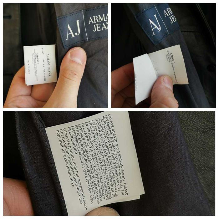 Шкіряна куртка Armani Jeans Leather jacket оригінал Л р-р стан чудовий