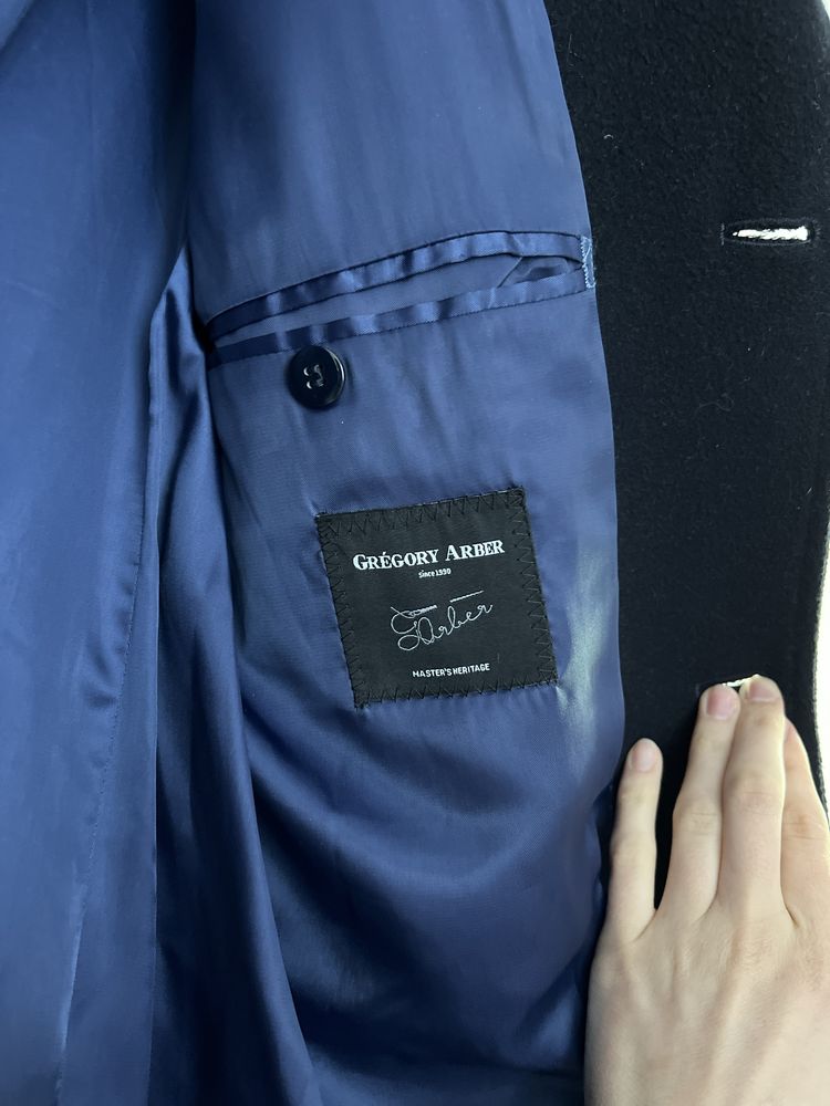 Класичне пальто Arber темно синій розмір М