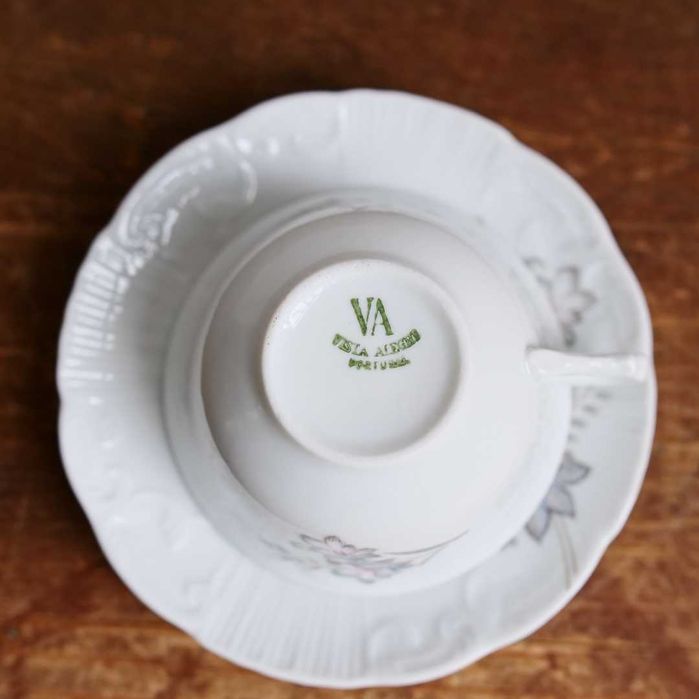 Serviço de café completo para 12 pessoas em porcelana da Vista Alegre