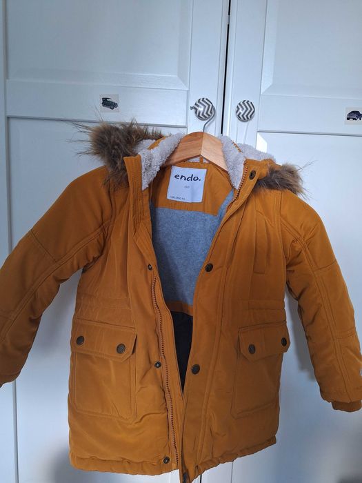 Kurtka- parka zimowa chłopięca 110 Endo