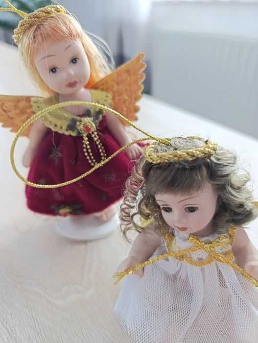 Aniołek świąteczny na choinkę ozdoba